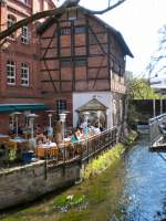 erfurt Erfurt Einkehr am Wasser,nur wenige Schritte vom Domplatz entfernt. Aufnahme vom 15. 4. 2007