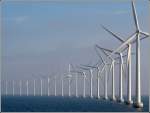 Ein Offshore-Windpark im �resund bei Kopenhagen. Aufnahmedatum: 30.03.2006. Stadtplan bitte ...