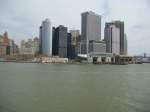 New York Blick auf Manhattan. Aufgenommen am 08.04.08