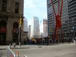 New York Blick auf Ground Zero am 08.04.08