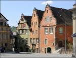 schwabisch-hall Renaissanceh�user am Marktplatz, schr�g gegen�ber der gro�en Freitreppe. 05.05.2008 (Matthias)