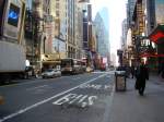 New York Blick auf Madame Tussaud's --->>>>> 42 Street/Times Square. Aufgenommen am 08.04.08