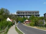 Deutschland Das Schiffshebewerk in Niederfinow ist eine beliebte Touristenattraktion im Land Brandenburg. Es liegt am Oder-Havel-Kanal und stellt eine Art Fahrstuhl f�r Schiffe dar. 1927 bis 1934 wurde es gebaut, der Eintritt kostet nur 1 Euro. 10.5.2008