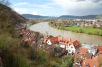 main-tauber-kreis Hier im Blick zur�ck in Luftlinie nach Aschaffenburg. Ganz rechts im Bild auf dem H�gel das Kloster Engelberg