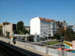 Stadtansichten Blick aus der S-Bahn auf die M�llerstrasse in Wedding. 16. 7. 2007