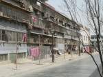 Xi an ist von hohen Stadtmauern umgeben. Der Weg um diese ...