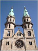 meiningen Die T�rme der Stadtkirche in Meiningen. 12.09.2006