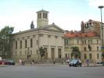 historische Architektur und Bauwerke Klass. Kirche in Berlin-Wedding,
Juni 2008