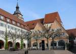 bietigheim-bissingen Marktplatz mit Stadtkirche am 18.04.2008 in Bietigheim-Bissingen