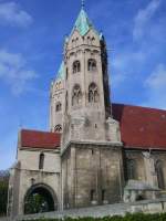 Deutschland Doppelt�rme der Kirche in Freyburg/Unstrut