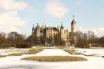 Schwerin Schweriner Schlo� im Schnee. 23.03.2006