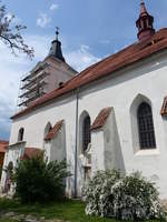 Volyne, Allerheiligenkirche, erbaut im 14.