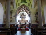 Pribor / Freiberg in Mhren, barocke Ausstattung in der Pfarrkirche Maria Geburt (31.08.2019)