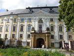 Bruntal / Freudenthal, Schloss, erbaut bis 1560 durch die Herren von Wrben, barocker Umbau durch den Deutschen Ritterorden von 1766 bis 1769 (01.07.2020)