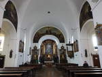 Olomouc / lmtz, Innenraum der Kapuzinerkirche Maria Verkndigung (03.08.2020)