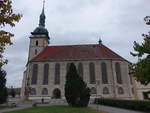 Most/ Brx, sptgotische Pfarrkirche Maria Himmelfahrt, erbaut ab 1515 durch Jacob Haylmann (27.09.2019)