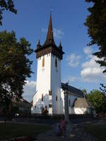 Fehrgyarmat, gotische Reformierte Kirche, erbaut 1486 (07.09.2018)