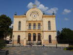 Pecs, groe Synagoge, erbaut von 1865 bis 1869 durch Frigyes Feszl, Karoly Gerster und Lipot Kauser im romantisierenden Stil (31.08.2018)