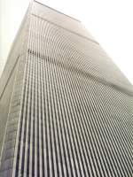 Noch ein Bild aus der Zeit vor 9/11:   Ein Turm des World Trade Centers in New York.
