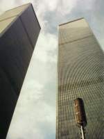 Noch ein Bild aus der Zeit vor 9/11:  Die beiden Trme des World Trade Centers in New York.
