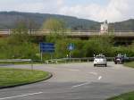 Autobahnauffahrt zur A602 richtung Kln, am Verteilerkreis!!! Trier, 23.04.08