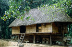 Haus von Bambus in Sara.
