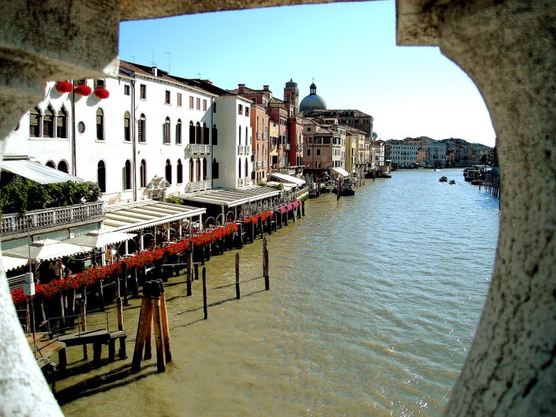 Venezia. Blick auf den Canale Grande 28.05.09