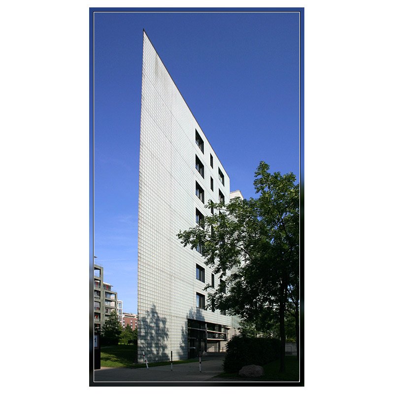 Wohnhaus in Hamburg-Hammerbrook, Architekten: Leon, Wohlhage, Wernik (Berlin), Fertigstellung 1996. 15.7.2007 (Matthias)