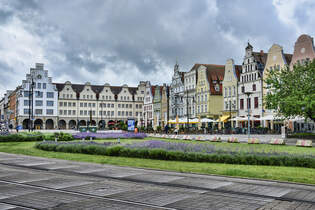 Neuer Markt in der Hansestadt Rostock.