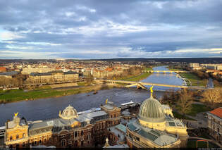 Allemal lohnenswert: der Kuppelaufstieg der Frauenkirche in Dresden.