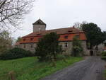 Hagenohsen, Burg Ohsen, erbaut um 1200 von den Grafen von Everstein (18.04.2025)