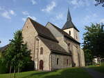 Borgholz, Pfarrkirche Maria Verkndigung, erbaut von 1702 bis 1706 (14.06.2025)