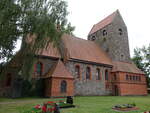 Iden, evangelische Kirche, Feldsteinkirche aus dem frhen 12.
