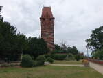 Tangermnde, Kapitelturm der Burg, erbaut im 14.