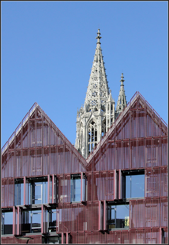 . Haus der Museumsgesellschaft Ulm - Das Ulmer Mnster befindet sich ganz in der Nhe. 02.03.2011 (Matthias)