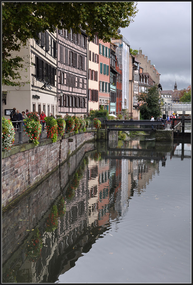 . Petite France - Am Canal de Navigation in Straßburg. September 2011 (Jonas)