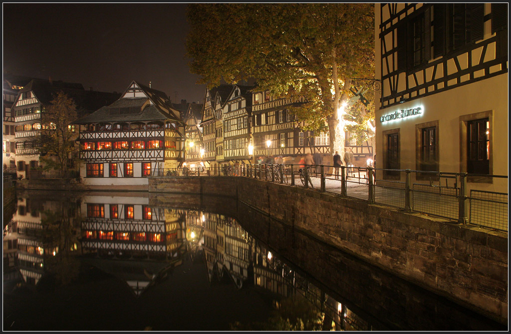 . Petite France - Am Canal de Navigation in Straßburg, Oktober 2011 (Jonas)