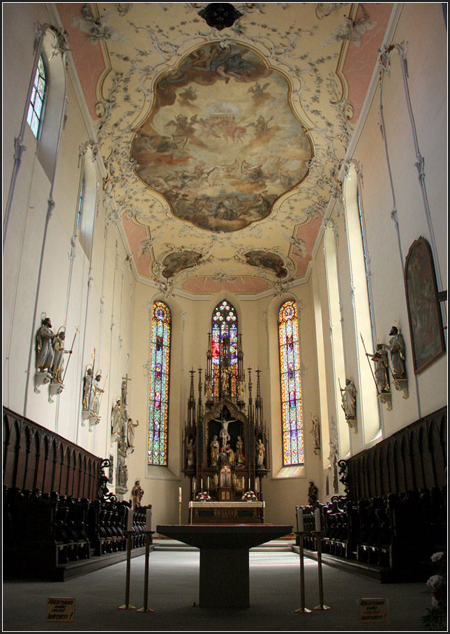 . St. Stephan Konstanz - Blick in den Chorraum, 17.06.2013 (Matthias)