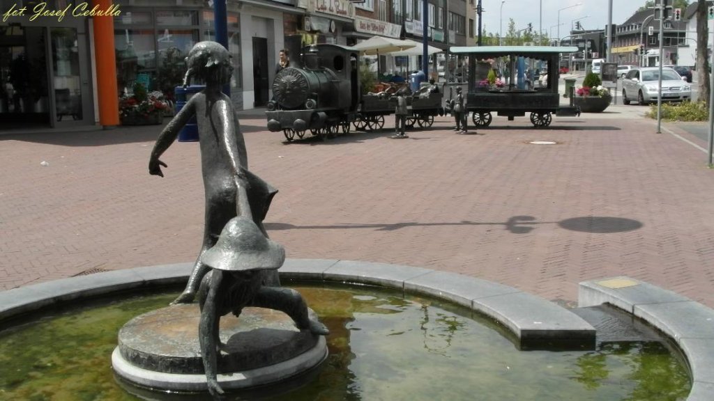 09.07.2012, Alsdorf - Brunnen, Skulpturen