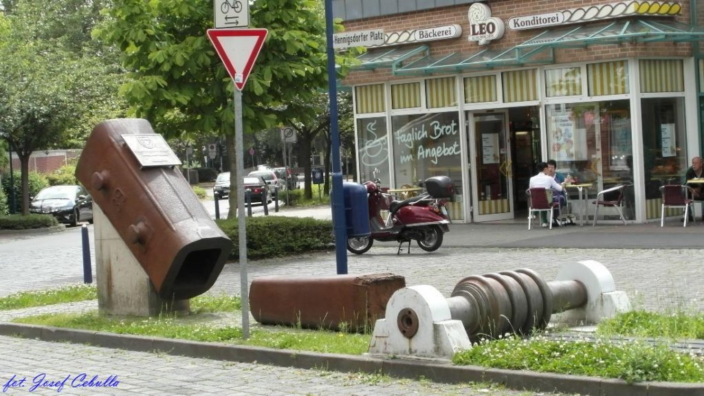 09.07.2012, Alsdorf - Brunnen, Skulpturen