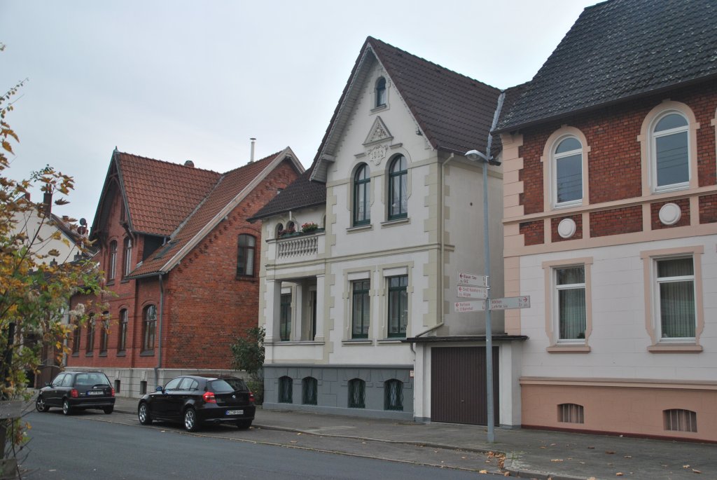 107 Jahre altes Haus, in der Bahnhofstrae/Lehrte. Foto 30.10.2010
