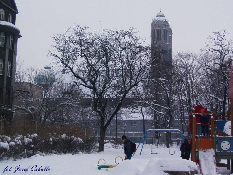 18.01.2006, Bytom - Plac Słowiański, Kościł św. Barbary