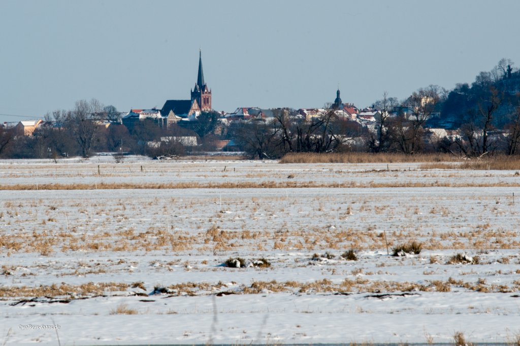 2013 im Feb., Blick auf Bad Freienwalde.