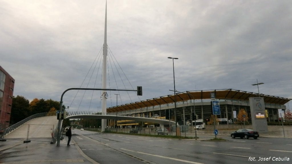 Aachen, Neuer Tivoli, Stadion von Alemannia Aachen, erffnet 2009, 32960 Pltze (17.10.2012) 