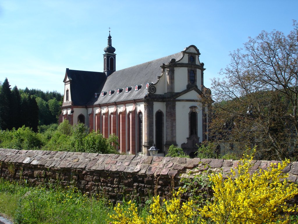 Abtei Himmerod in der Eifel,die Abteikirche,
die Zisterzienser-Abtei wurde 1134 gegrndet,
1802 aufgelst und 1922 wiederbesiedelt,
Mai 2005