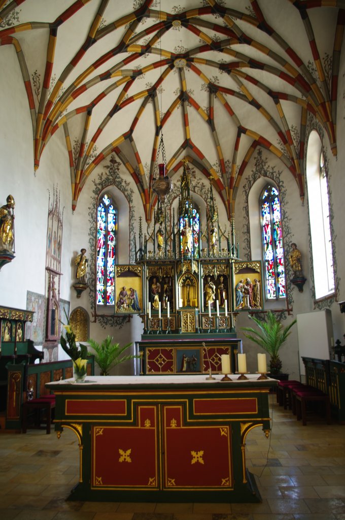 Allmendingen, Maria Himmelfahrt Kirche, Chorraum, Landkreis Alb Donau, 
(12.07.2011)