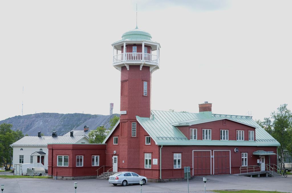 Alte Feuerwache in Kiruna. (18.06.20119