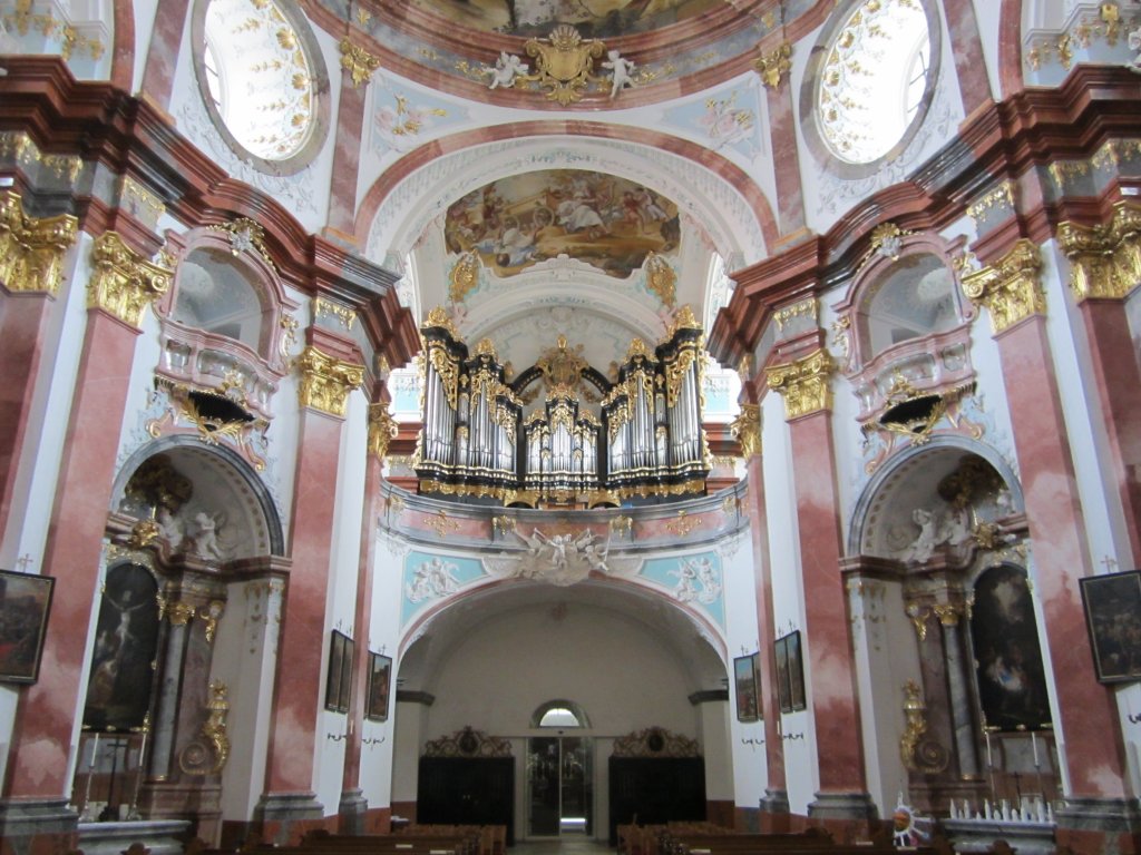 Altenburg, Anton Pfliegler Orgel von 1773 der St. Lambert Stiftskirche (20.04.2013)