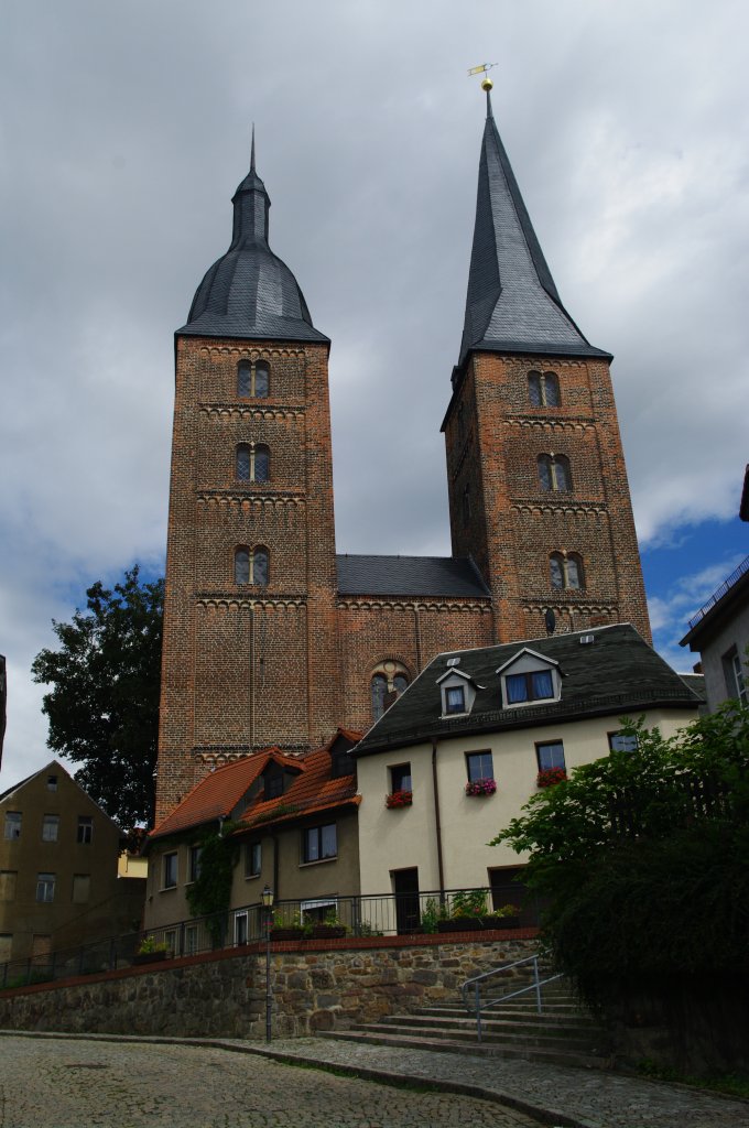 Altenburg, Die roten Spitzen, ehemalige Marienkirche der Augustiner 
(18.07.2011)