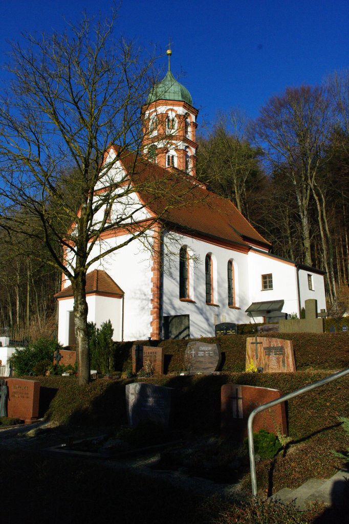 Altenstadt/Iller Ortsteil Untereichen, St. Peter und Paul Kirche, 
Landkreis Neu-Ulm (07.03.2011)
